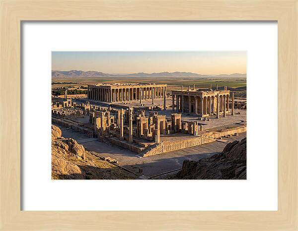 Persepolis From The Mountain Above