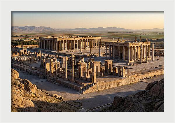 Persepolis From The Mountain Above