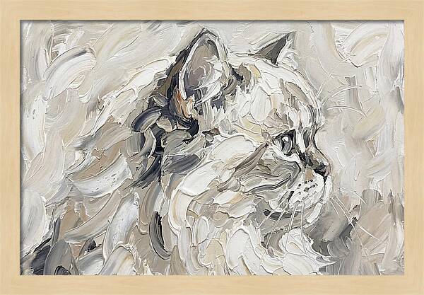 Persian Cat In Soft Hues