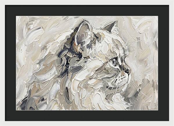 Persian Cat In Soft Hues