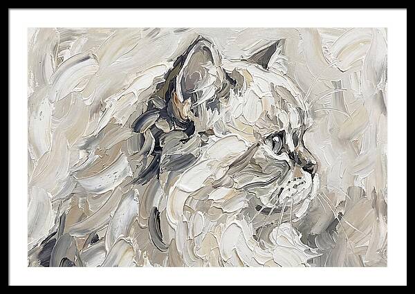 Persian Cat In Soft Hues