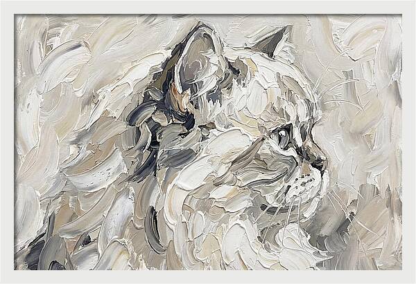 Persian Cat In Soft Hues