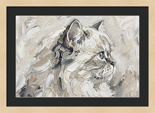 Persian Cat In Soft Hues