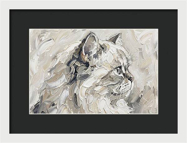 Persian Cat In Soft Hues