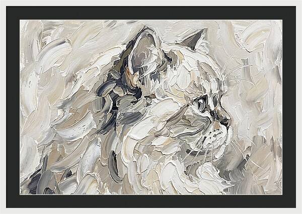 Persian Cat In Soft Hues