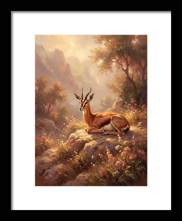 Persian Gazelle In Nature