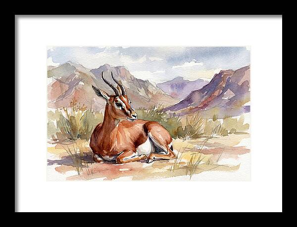 Persian Gazelle In Serenity