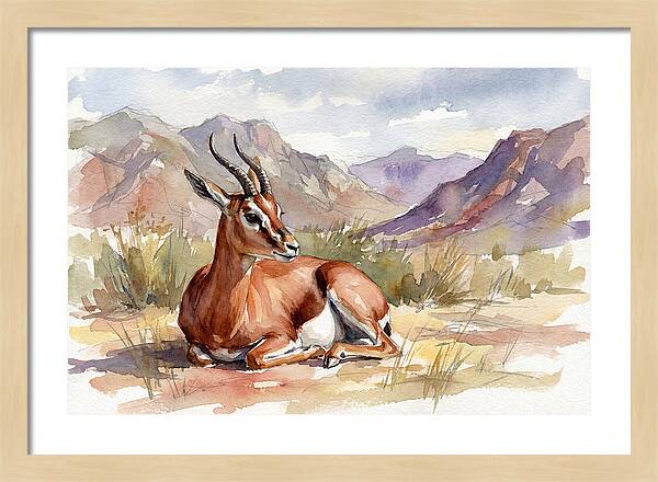 Persian Gazelle In Serenity