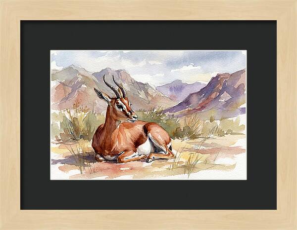 Persian Gazelle In Serenity