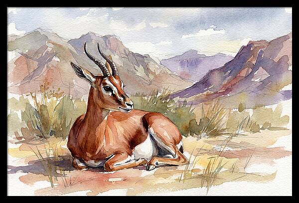 Persian Gazelle In Serenity