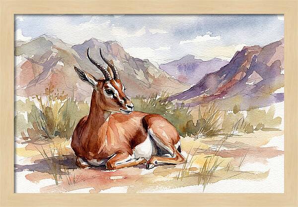 Persian Gazelle In Serenity