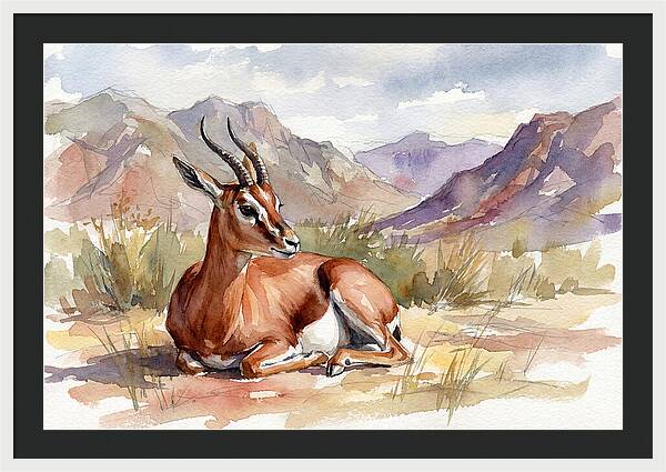 Persian Gazelle In Serenity