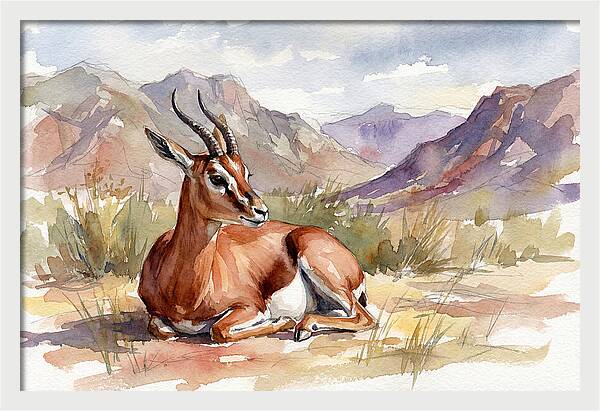 Persian Gazelle In Serenity