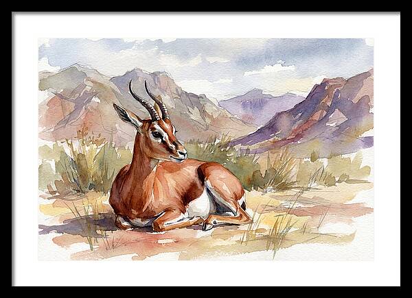 Persian Gazelle In Serenity