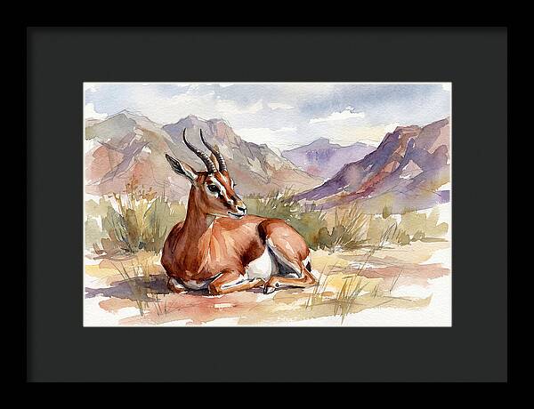 Persian Gazelle In Serenity