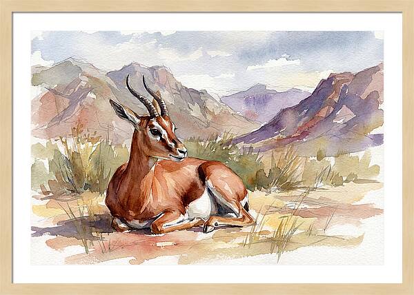 Persian Gazelle In Serenity