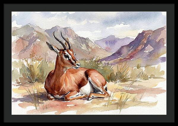 Persian Gazelle In Serenity