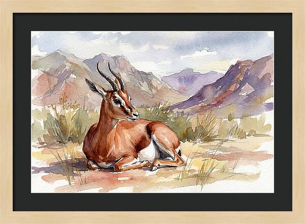Persian Gazelle In Serenity