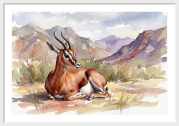 Persian Gazelle In Serenity