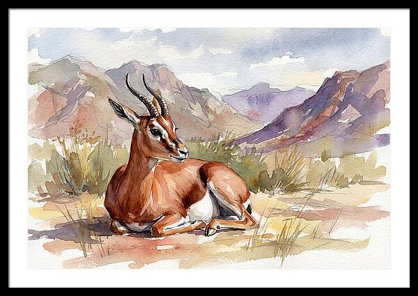 Persian Gazelle In Serenity