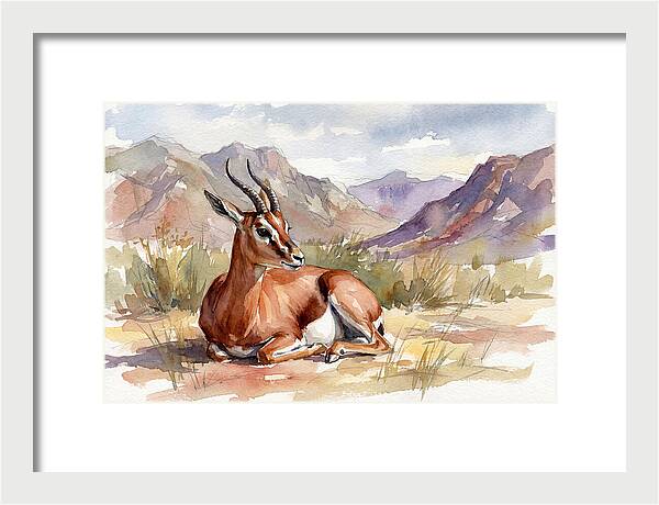 Persian Gazelle In Serenity