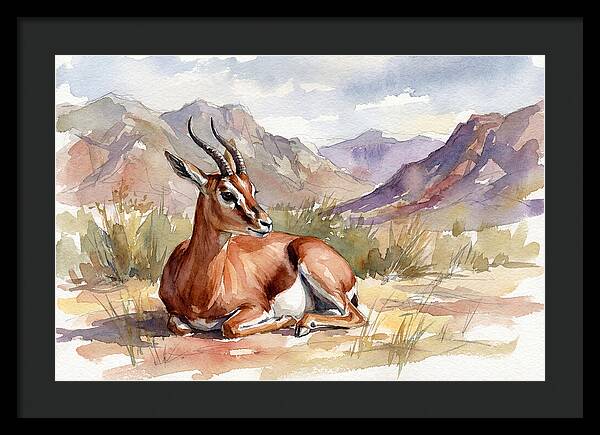 Persian Gazelle In Serenity