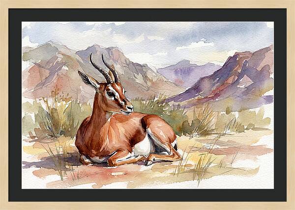 Persian Gazelle In Serenity