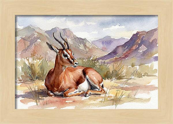 Persian Gazelle In Serenity