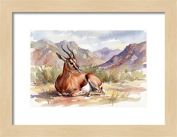 Persian Gazelle In Serenity