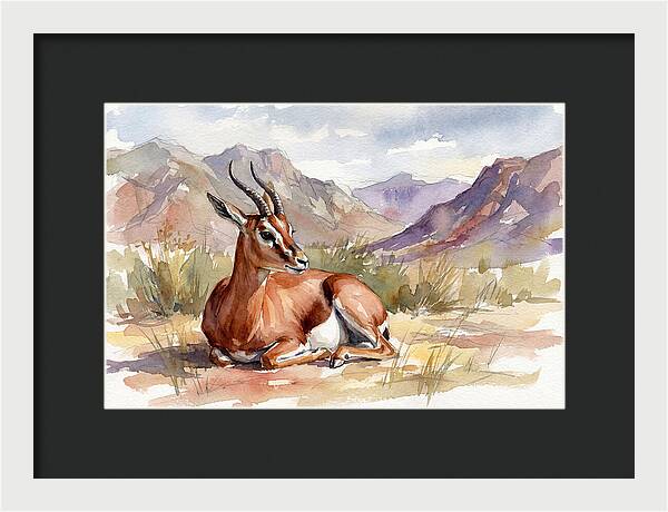 Persian Gazelle In Serenity