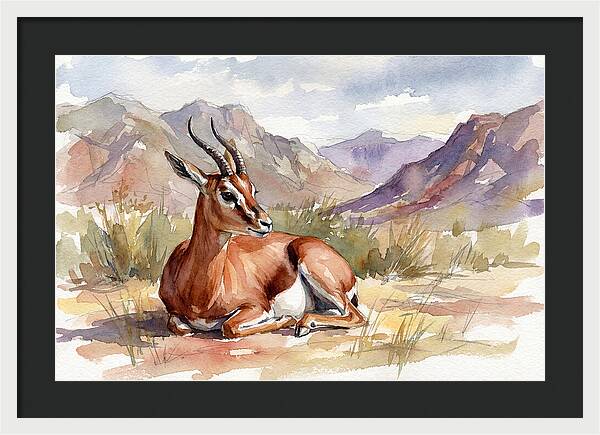 Persian Gazelle In Serenity