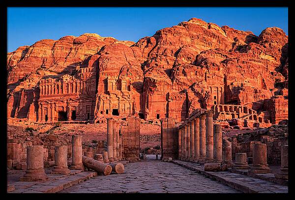 Petra At Golden Hour