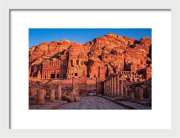 Petra At Golden Hour