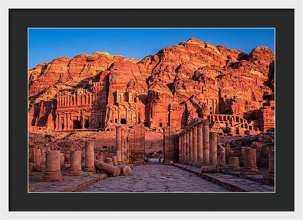 Petra At Golden Hour
