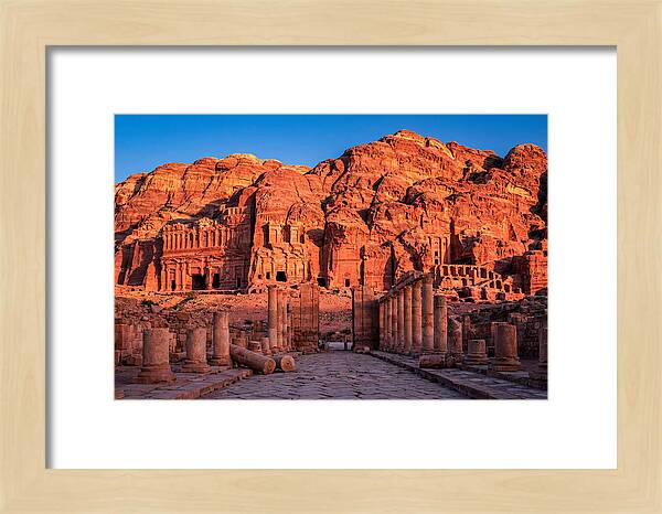Petra At Golden Hour