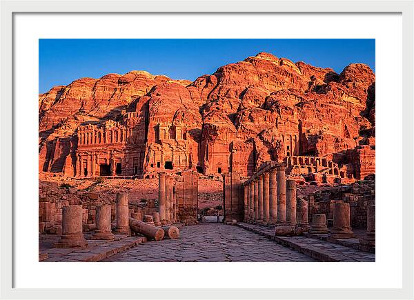 Petra At Golden Hour
