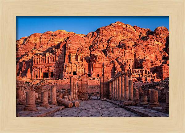 Petra At Golden Hour