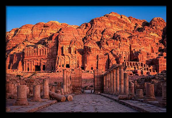 Petra At Golden Hour