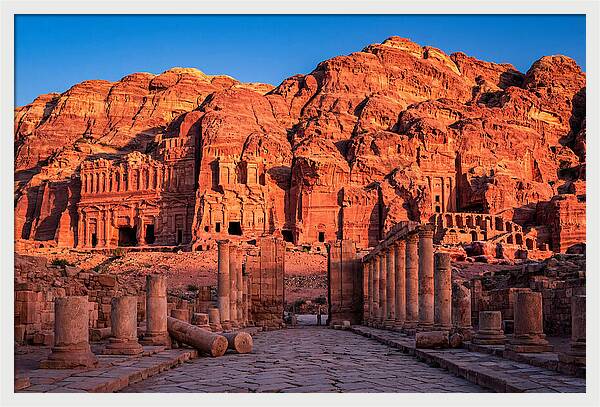 Petra At Golden Hour
