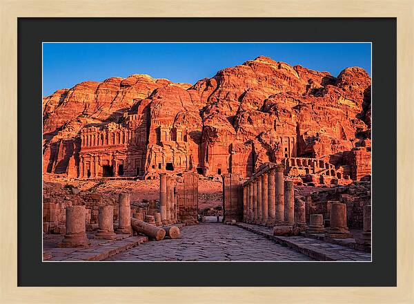 Petra At Golden Hour