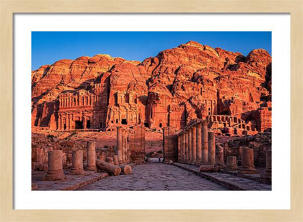 Petra At Golden Hour