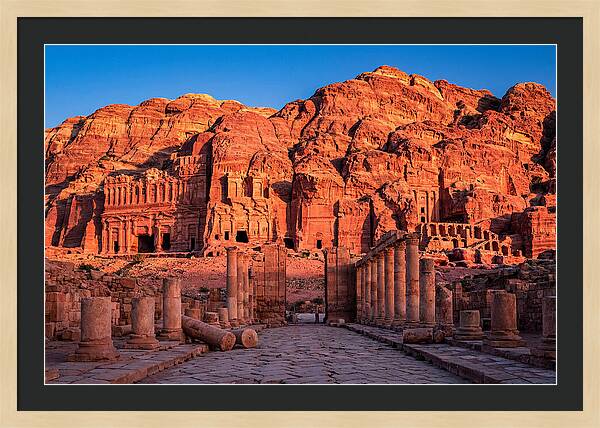 Petra At Golden Hour