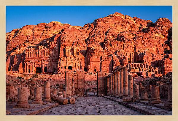 Petra At Golden Hour