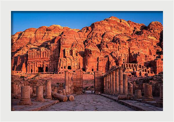 Petra At Golden Hour