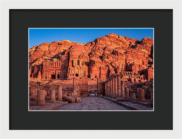 Petra At Golden Hour