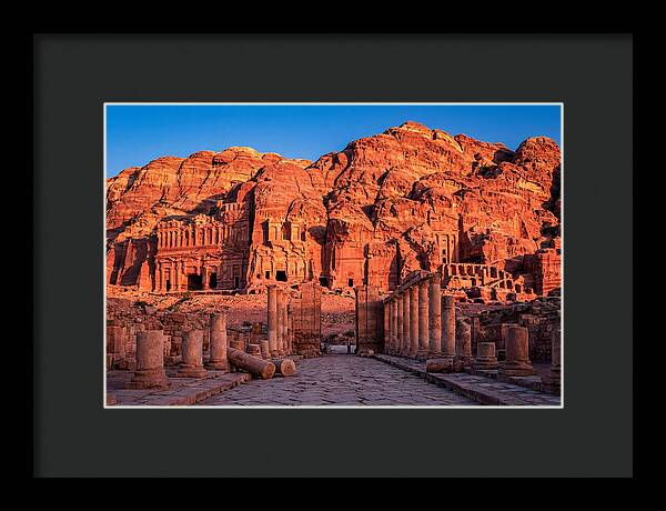 Petra At Golden Hour