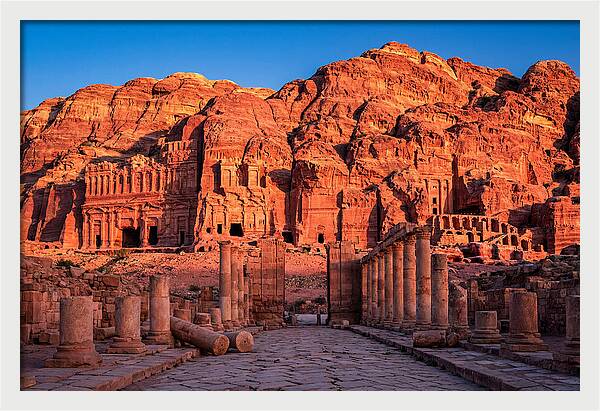 Petra At Golden Hour