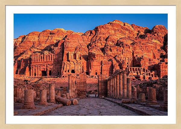 Petra At Golden Hour