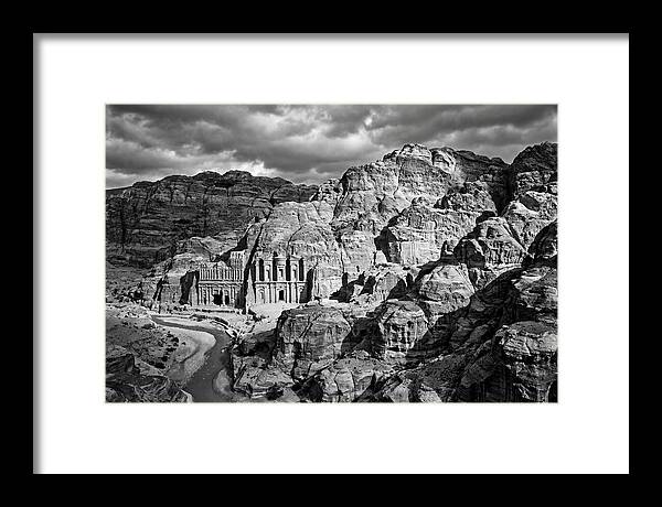Petra Treasury Canyon Vista