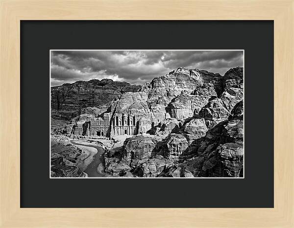 Petra Treasury Canyon Vista